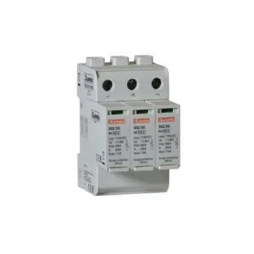 Lovato Single Phase Surge Protector, 40kA, DIN Rail Mount - SG2DGK10M3R product image