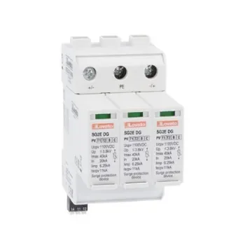 Lovato Single Phase Surge Protector, 40kA, DIN Rail Mount - SG2EDGK10M3R product image