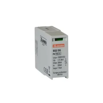Lovato Single Phase Replacement cartridge, 30kA, DIN Rail Mount - SGX02DGK50M3 product image