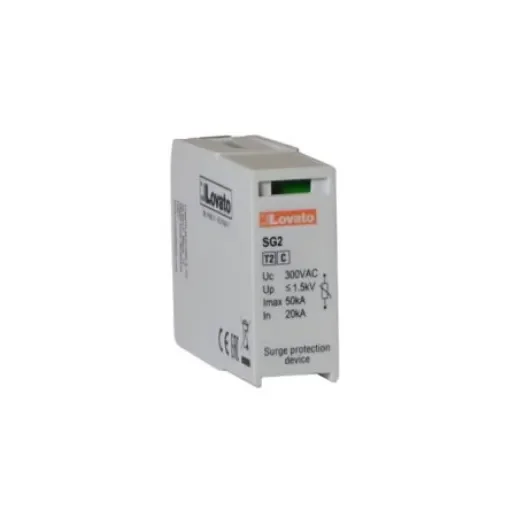 Lovato Single Phase Replacement cartridge, 50kA, DIN Rail Mount - SGX02PA300 product image