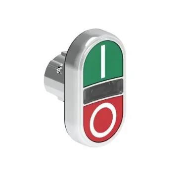 Lovato LPSBL71 Series Green, Red Momentary Push Button, 22mm Cutout - LPSBL7123 product image