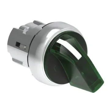 Lovato LPSSL13 Series 3 Position Selector Switch Head, 29.5mm Cutout, Green Handle - LPSSL1303 product image
