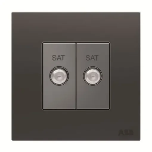 SAT Female 2 Outlet Socket - 2CLA625109N1501 product image