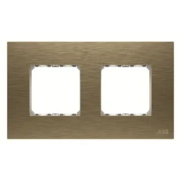ABB Gold 2 Gang Frame - 2CLA647200N1601 product image