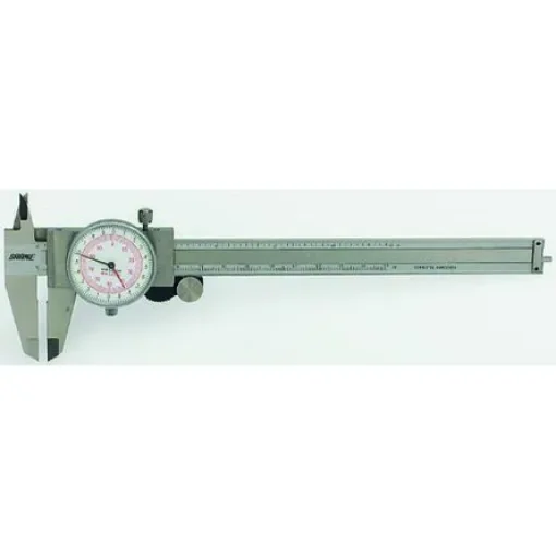 RS PRO 150mm, 6in Dial Caliper 0.02 mm Resolution, Imperial, Metric - 2489168 product image