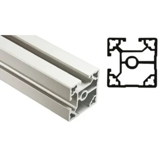 FlexLink Silver Aluminium Profile Strut, 44 x 44 mm, 11mm Groove, 2000mm Length, Series XC - XCBL 2X44 T2 product image