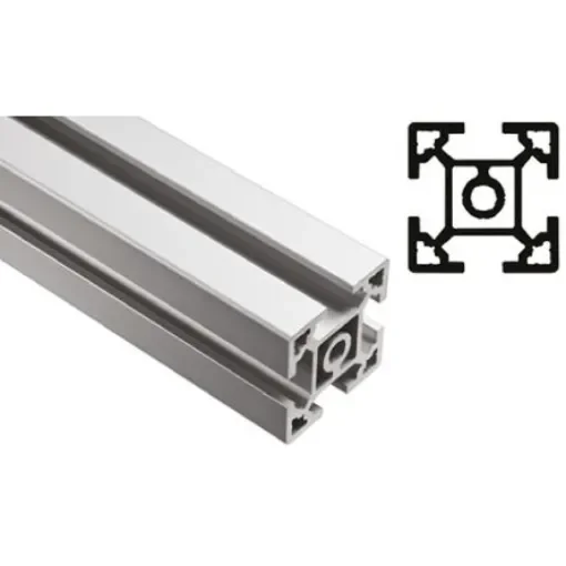 FlexLink Silver Aluminium Profile Strut, 44 x 44 mm, 11mm Groove, 3000mm Length, Series XC - XCBM 3X44 product image