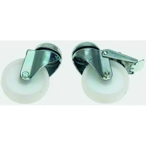 FlexLink M12, M8 Thread Steel Castor Wheels, 11mm Groove - XCAG 80 A product image