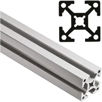 FlexLink Silver Aluminium Profile Strut, 22 x 22 mm, 5.6mm Groove, 3000mm Length, Series XD - XDBM 3X22 product image