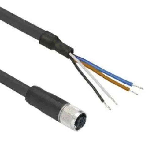 Telemecanique Sensors Straight Female 4 way M12 to Unterminated Sensor Actuator Cable, 5m - XZCP1169L5 product image