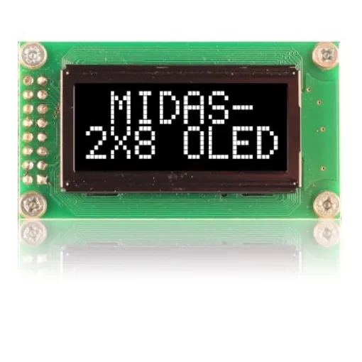 Midas 3.67in White Passive matrix OLED Display COB Parallel Interface - MCOB20805AV-EWP product image