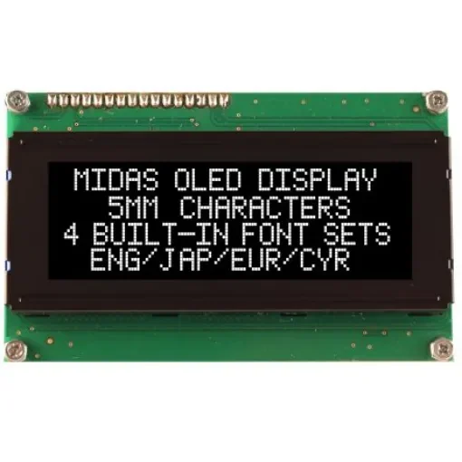 Midas White OLED Display COB Parallel Interface - MCOB42005A1V-EWP product image