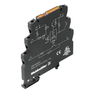 Weidmuller 8937 Series Solid State Relay, 10 A Load, DIN Rail Mount, 33 V dc Load - 8937940000 product image