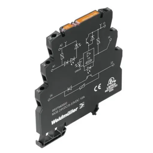 Weidmuller 8937 Series Solid State Relay, 10 A Load, DIN Rail Mount, 33 V dc Load - 8937940000 product image