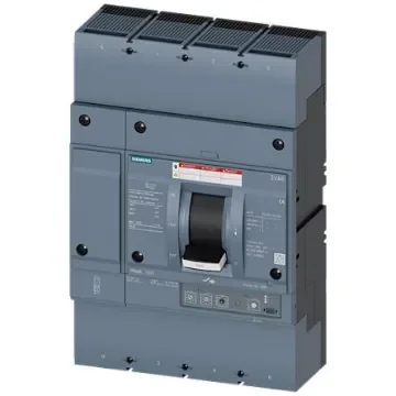Siemens, SENTRON MCCB Molded Case Circuit Breaker 4P 800A, Breaking Capacity 35 kA, Fixed Mount - 3VA6580-5HL46-0AA0 product image