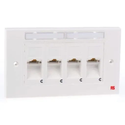 RS PRO Telephone Socket 4-way - 2495545 product image