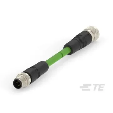 TE ConnectivityTAD14541111-001, 500mm Cat5e M12 to Female M12 Male, Terminated product image