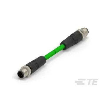 TE ConnectivityTAD14745101-001, 0.5m Cat5e M12 to Male M12 Male, Terminated product image