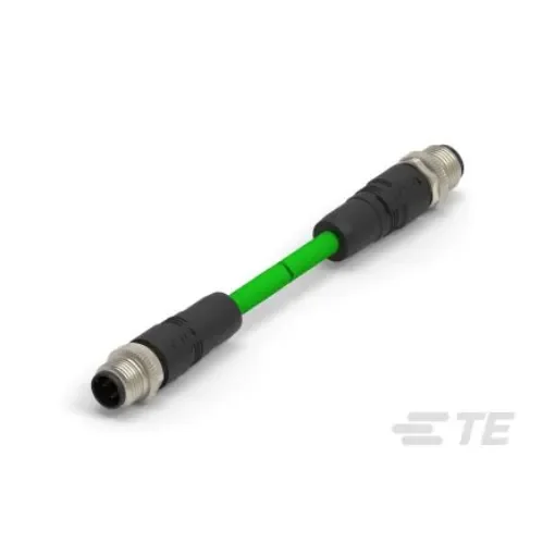 TE ConnectivityTAD14745101-001, 0.5m Cat5e M12 to Male M12 Male, Terminated product image