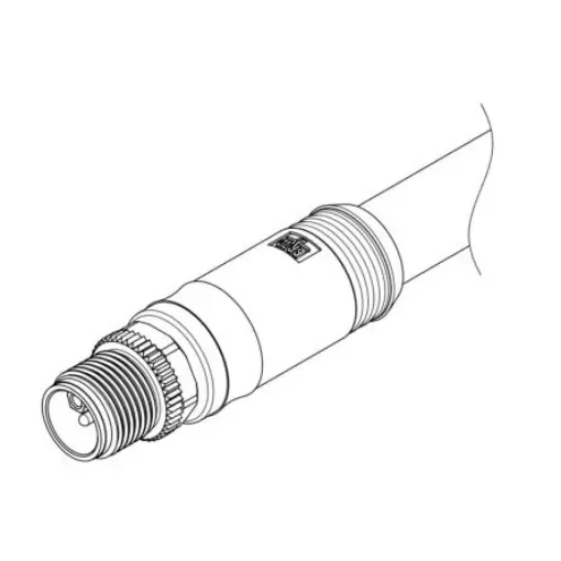 Brad from Molex Straight Male M12 to Sensor Actuator Cable, 20m - 1205000220 product image