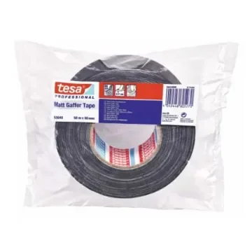 Tesa 53949 Black Matt Gaffa Duct Tape, 50mm x 50m, 0.31mm Thick - 53949-00000-03 product image