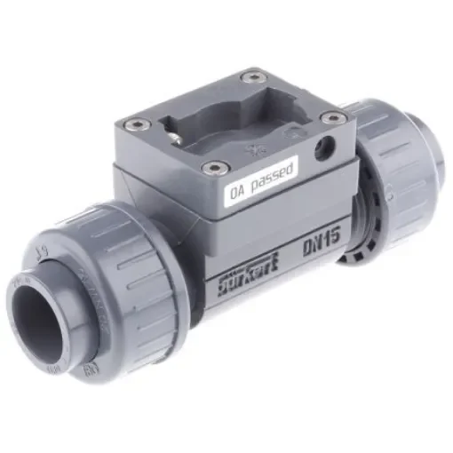 Burkert PVC In-line Flow Sensor Fitting 1/2in Straight Flow Adapter 1 in Rc - 423938 product image