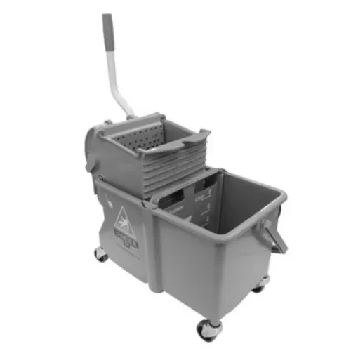 Polypropylene Grey Mop Bucket With Handle - COMSG product image