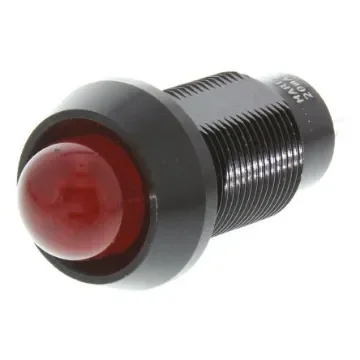 Marl Red Panel Mount Indicator, 1.9V dc, 12.7mm Mounting Hole Size, Solder Tab Termination - 651-102-04 product image