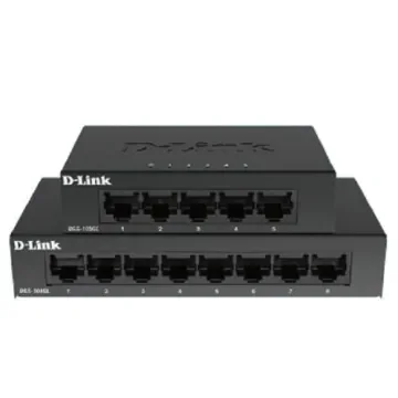 D-Link 8-Port Gigabit Unmanaged Desktop Switch DGS-105, Unmanaged 8 Port Gigabit Switch, UK - DGS-108GL/B product image