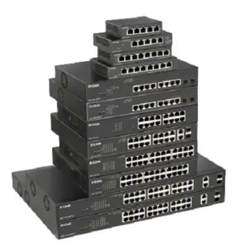 D-Link 24-Port Gigabit Smart Managed PoE Switch, Smart 24 Port Gigabit Switch With PoE - DGS-1100-24PV2 product image