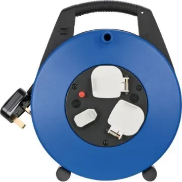 brennenstuhl 10m 4 Socket Type G - British, USB Cable Reel - 1108563600 product image