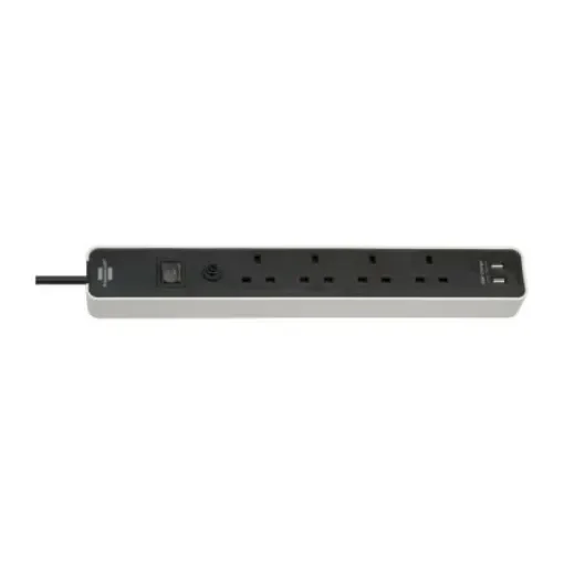 brennenstuhl 3m 4 Socket Type G - British Extension Lead - 1153243026 product image