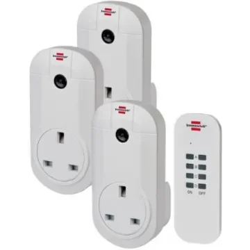 brennenstuhl White 3 Gang Plug Socket, 4 Poles, 4.35A, Type G - British, Indoor Use - 1507043 product image