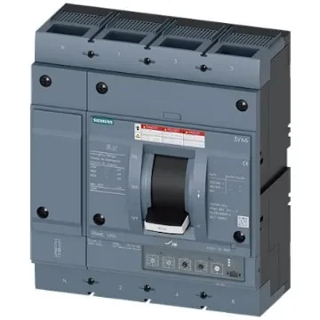 Siemens, SENTRON MCCB Molded Case Circuit Breaker 4P 800A, Breaking Capacity 65 kA, Fixed Mount - 3VA6580-6HN42-0AA0 product image