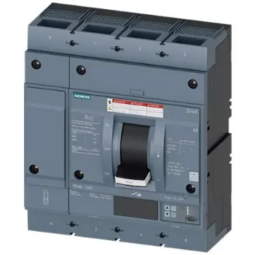Siemens, SENTRON MCCB Molded Case Circuit Breaker 4P 600A, Breaking Capacity 65 kA, Fixed Mount - 3VA6560-6KL42-0AA0 product image