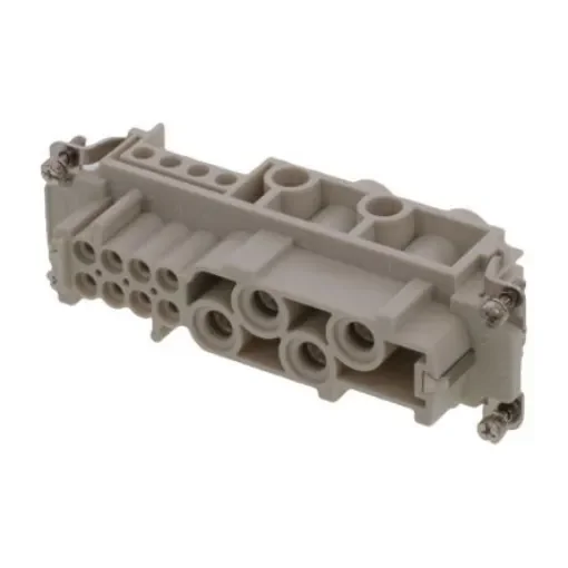 Molex Heavy Duty Power Connector Module, 16A, Female, 93601 Series, 12 Contacts - 936010245 product image