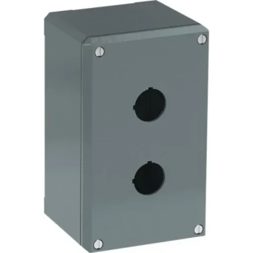 ABB Grey Aluminium Modular Metal Push Button Enclosure - 2 Hole - 1SFA170842R3002 product image
