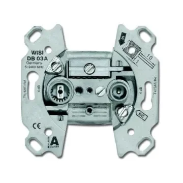 R, SAT, TV Female 2 Outlet Socket - 2CKA000230A0250 product image