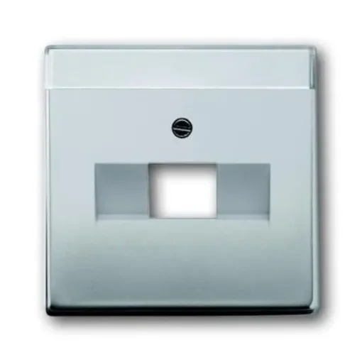 ABB White 1 Gang Metal RJ45 Cover Plate - 2CKA001710A3763 product image