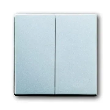 ABB Grey 2 Gang Light Switch Cover - 2CKA001751A2942 product image