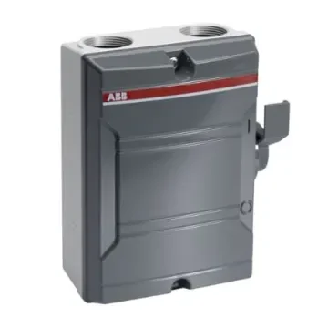 ABB 4P Pole Screw Mount Switch Disconnector - 40A Maximum Current, 11kW Power Rating, IP65 - 2CMA142416R1000 product image