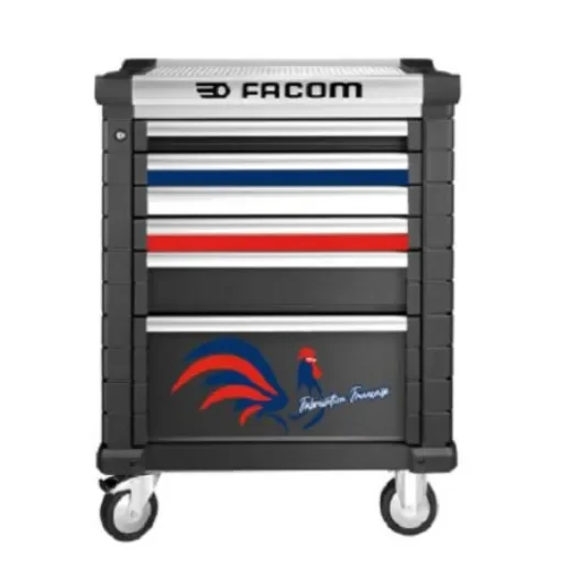 Facom 6 Drawer Aluminium Wheeled Tool Cabinet - SP.JET6NM3A22PF product image