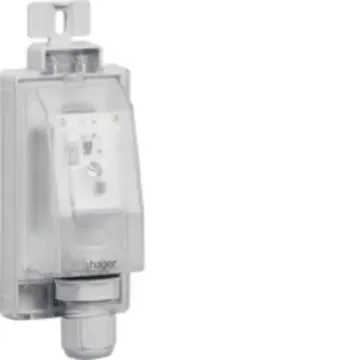 Hager Lighting Controller Sensor Switch, Twilight, Surface Mount, 48mm Diameter - EEN003 product image