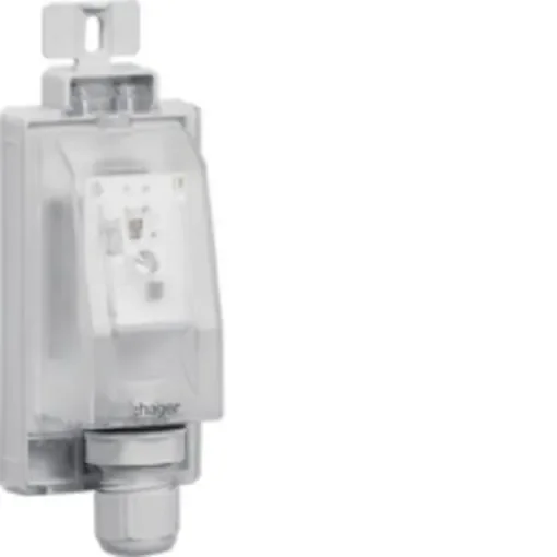 Hager Lighting Controller Sensor Switch, Twilight, Surface Mount, 48mm Diameter - EEN003 product image