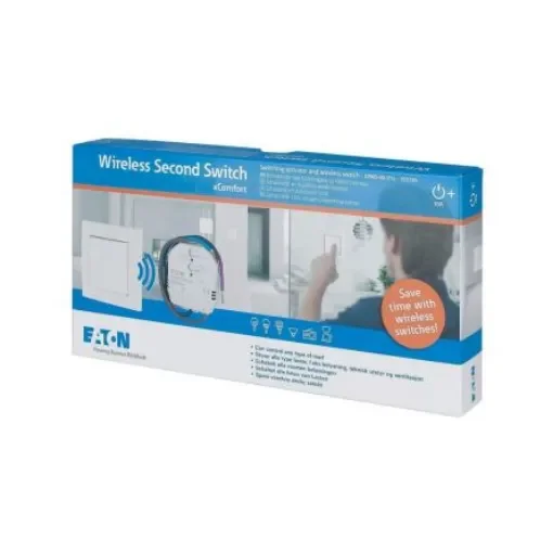 Eaton White Wireless Switch, 1 Gang, CPAD - 193730 CPAD-00/215 product image