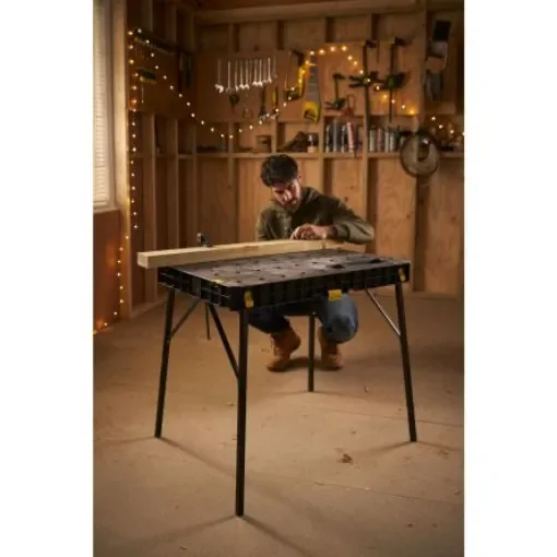 Stanley Portable Polypropylene Workbench, 320kg Max Load x 61cm x 85cm - STST83492-1 product image