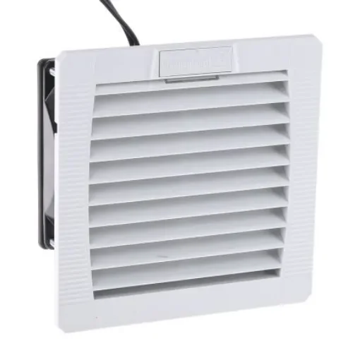 Pfannenberg PF 11.000 Series Filter Fan, 230 V ac, AC Operation, 12m³/h Filtered, 19m³/h Unimpeded, IP54, 109 x 109mm - PF11000 11611101055 product image