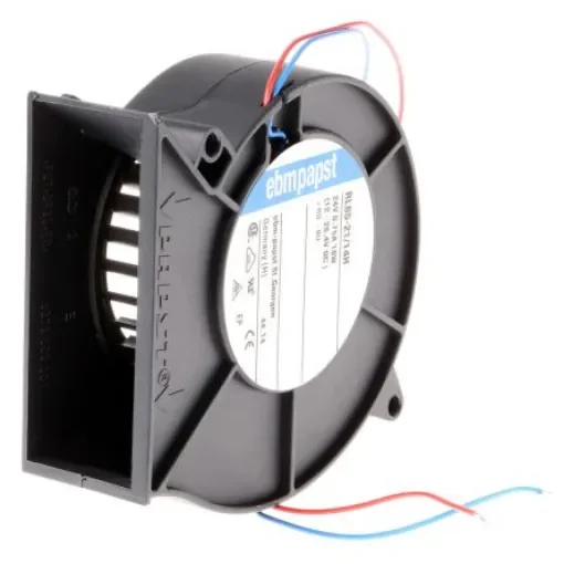 ebm-papst RL 65 Series Centrifugal Fan, 24 V dc, 61m³/h, DC Operation, 93.5 x 97 x 33mm - RL65-21/14H product image