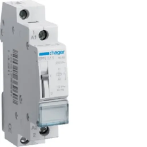Hager DIN Rail Latching Relay, 12V Coil, SPST - EPN511 product image