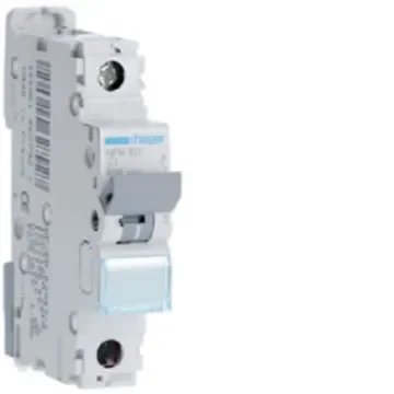 Hager Electronic Circuit Breaker 1A NFN, 1 channels - NFN101 product image
